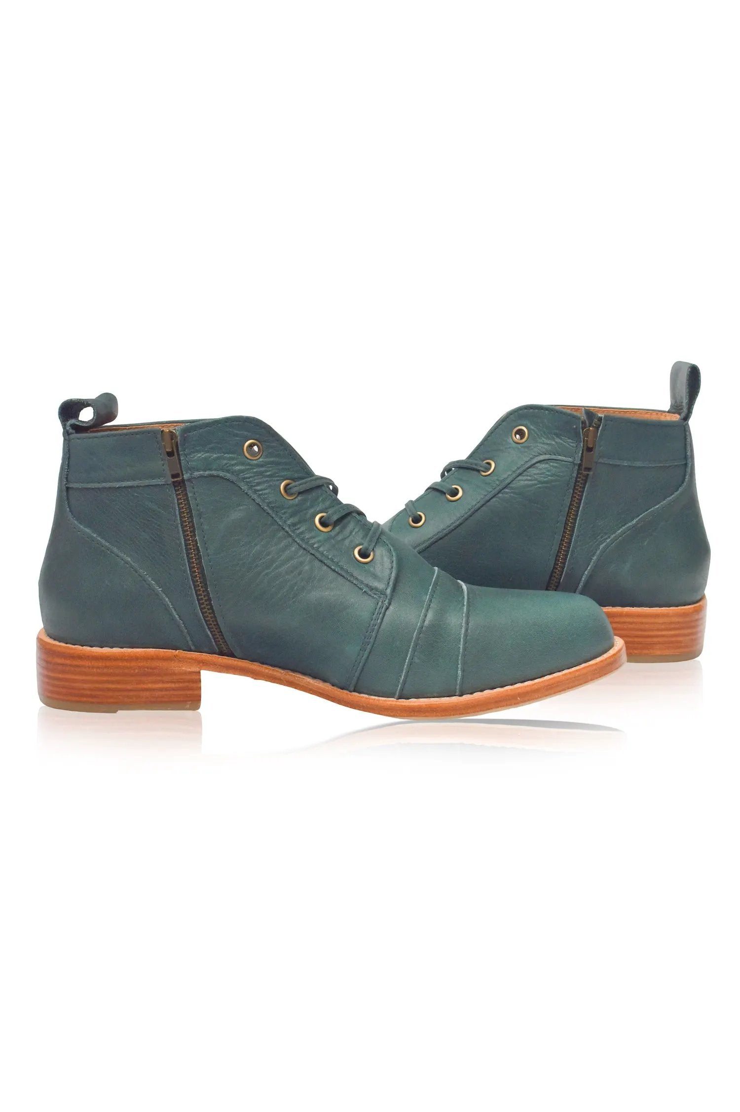 Passage Lace-Up Leather Boots by ELF