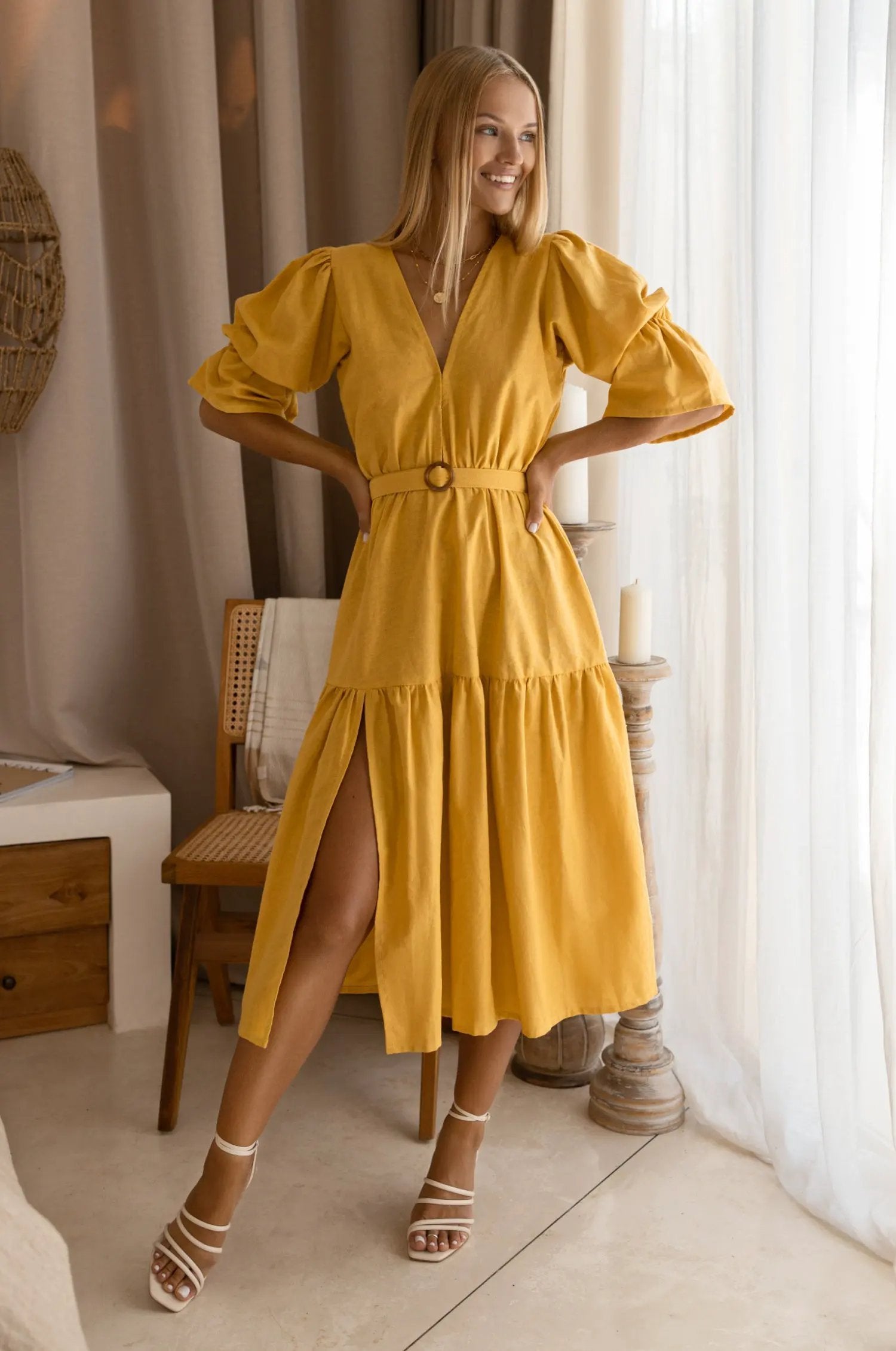 Peony Midi Dress (Sale) by ELF