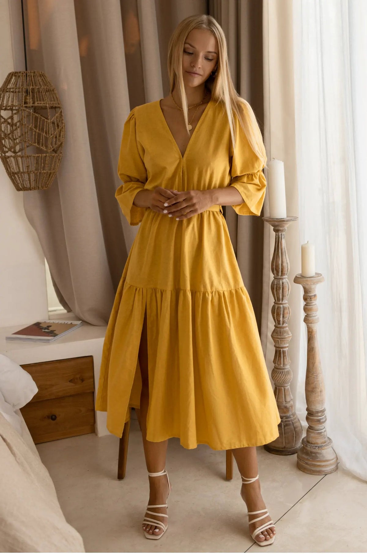 Peony Midi Dress (Sale) by ELF