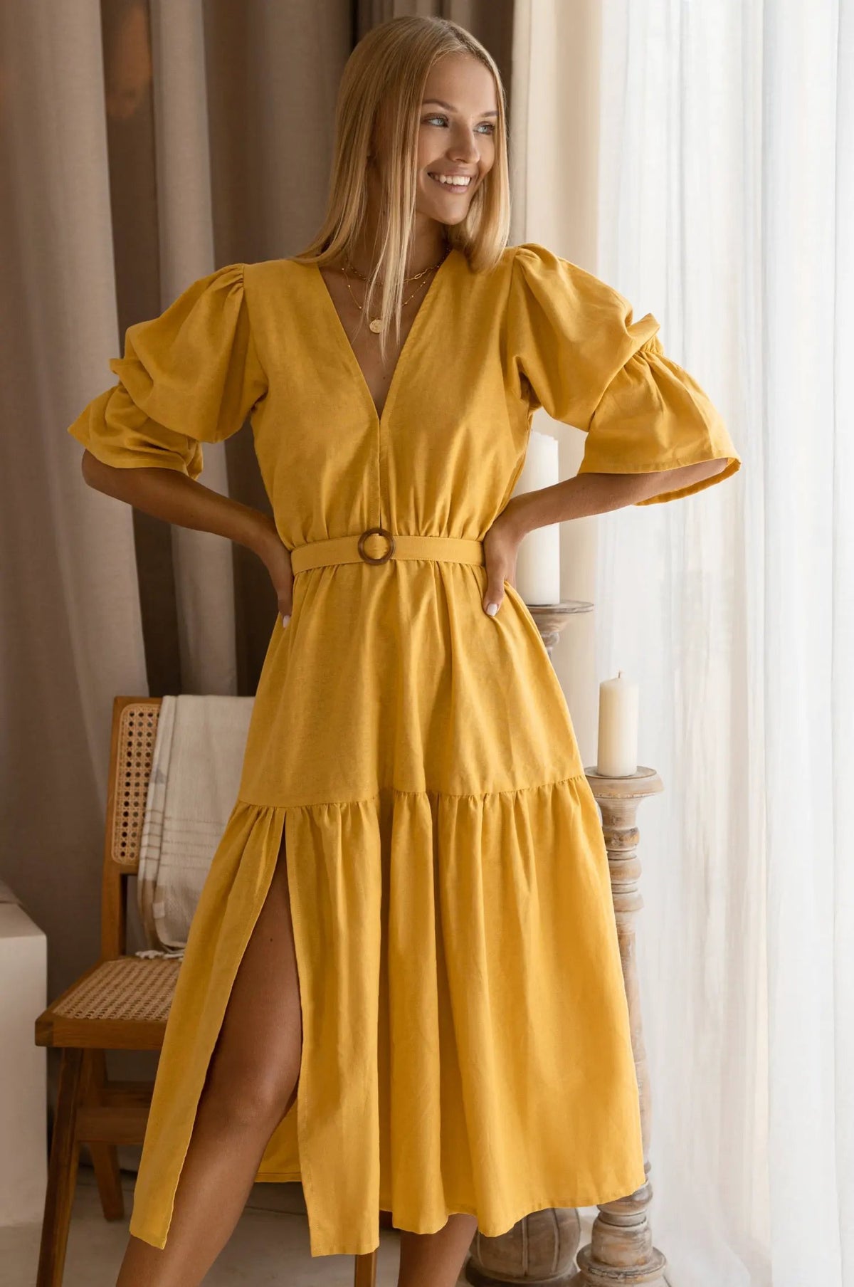 Peony Midi Dress (Sale) by ELF
