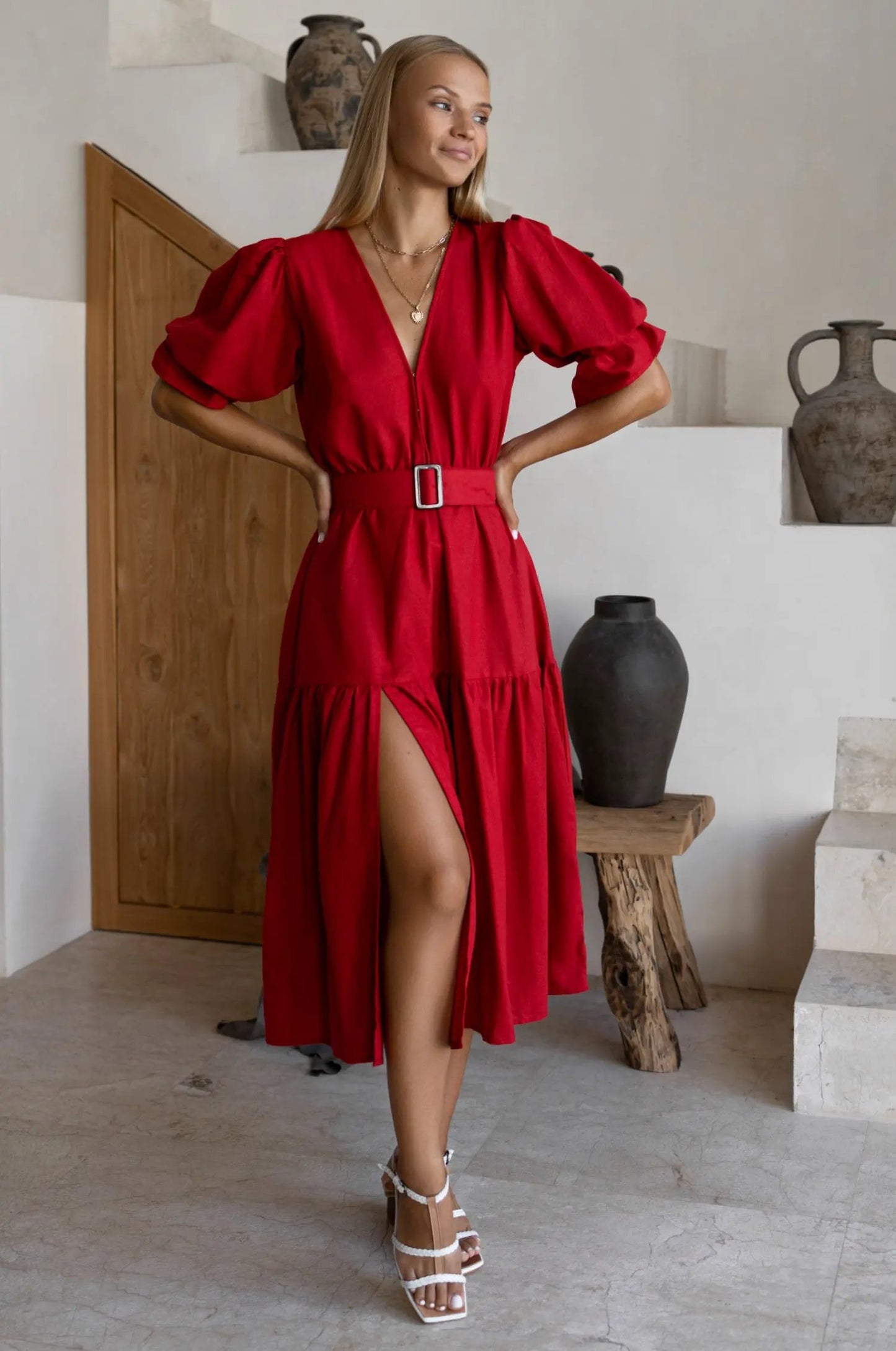 Peony Midi Dress (Sale) by ELF