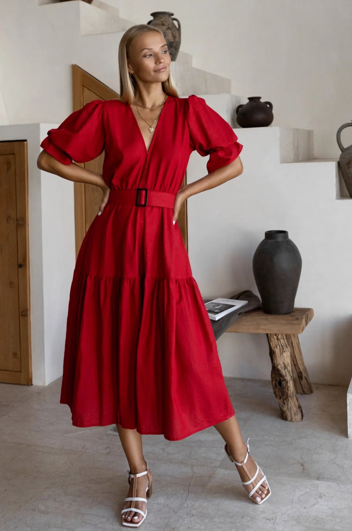 Peony Midi Dress (Sale) by ELF