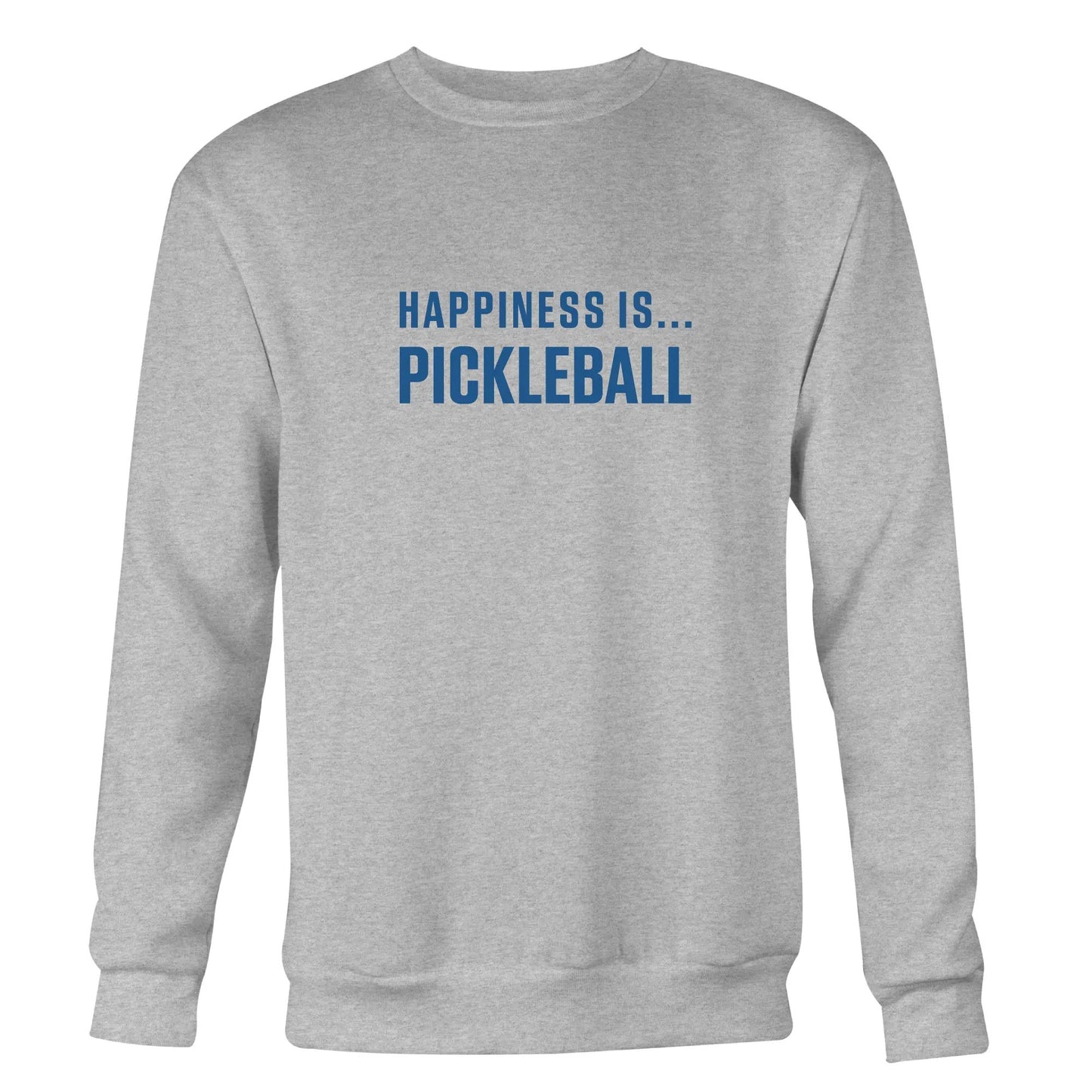 Men's Pickleball Crew Sweatshirt, Heather Grey by Tennis Collection