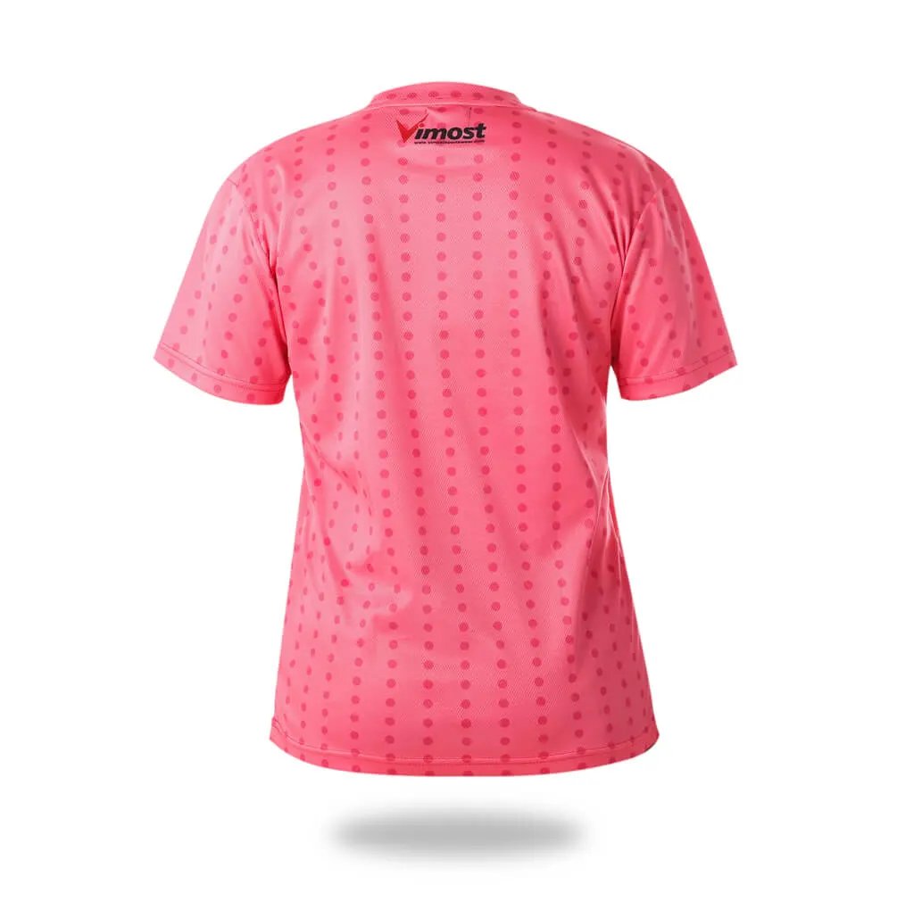 Pink Floral Heart Bird Sublimation T-Shirt by Vimost Sportswear