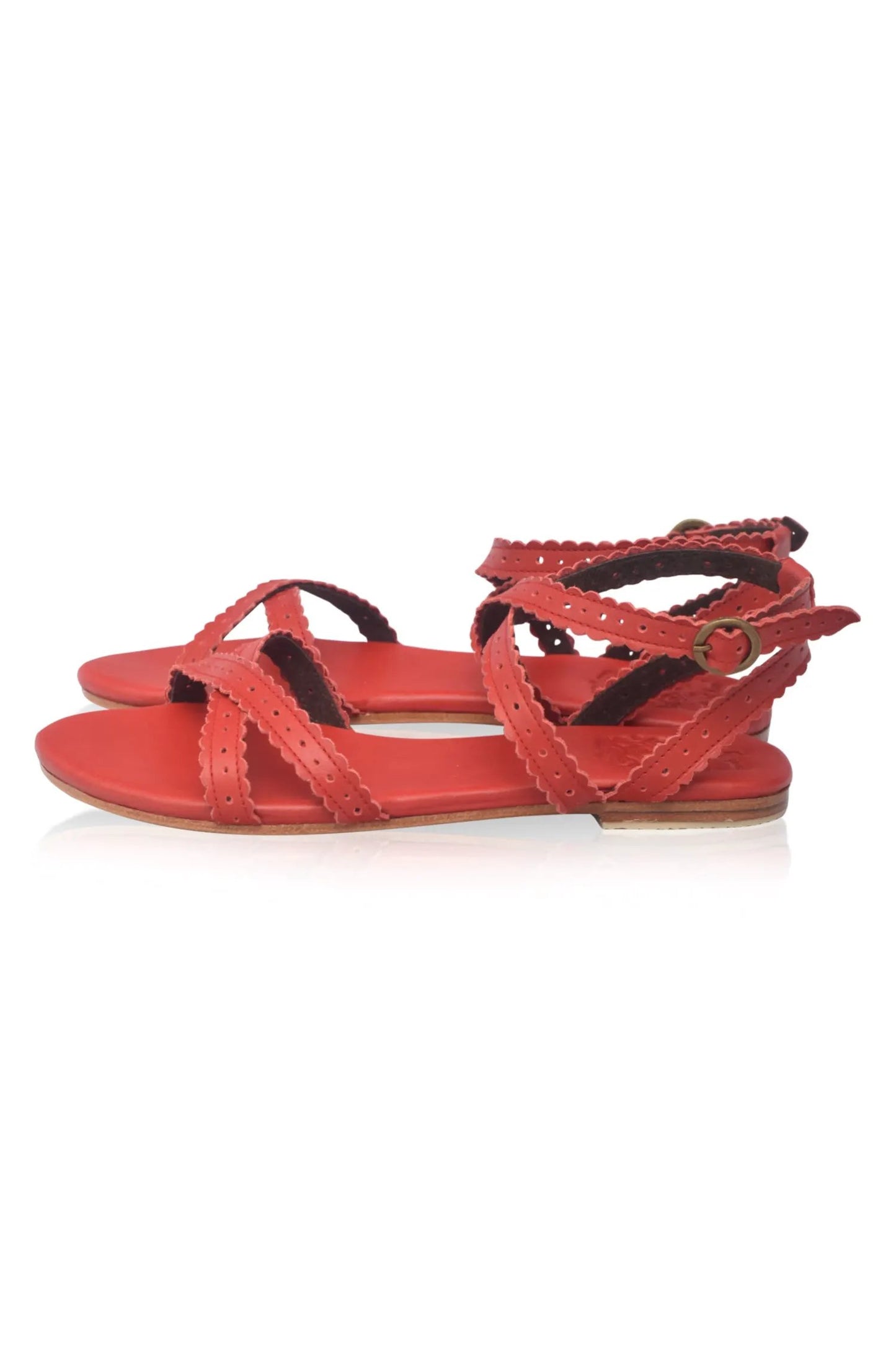 Playa Strappy Leather Sandals by ELF