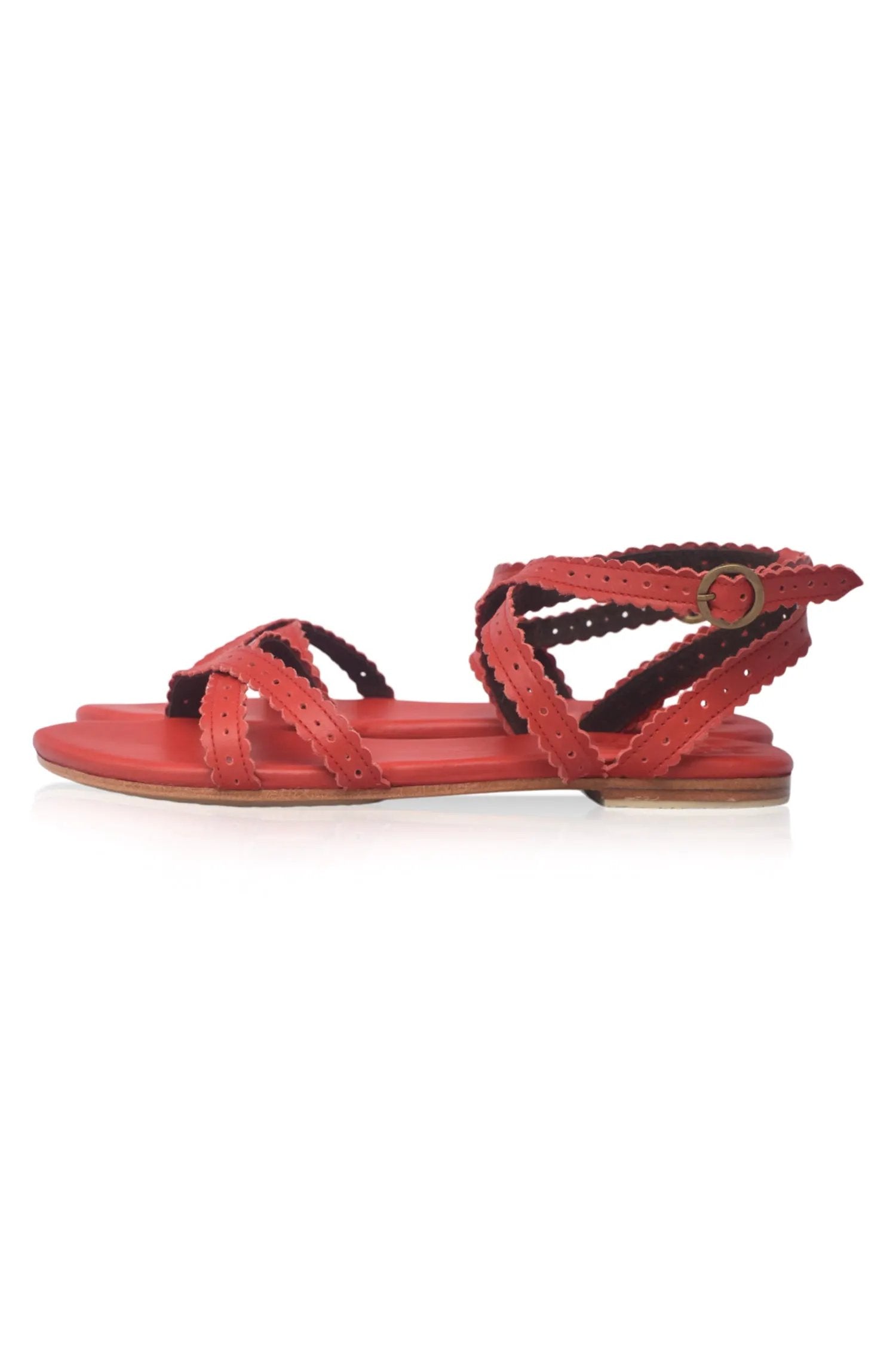 Playa Strappy Leather Sandals by ELF