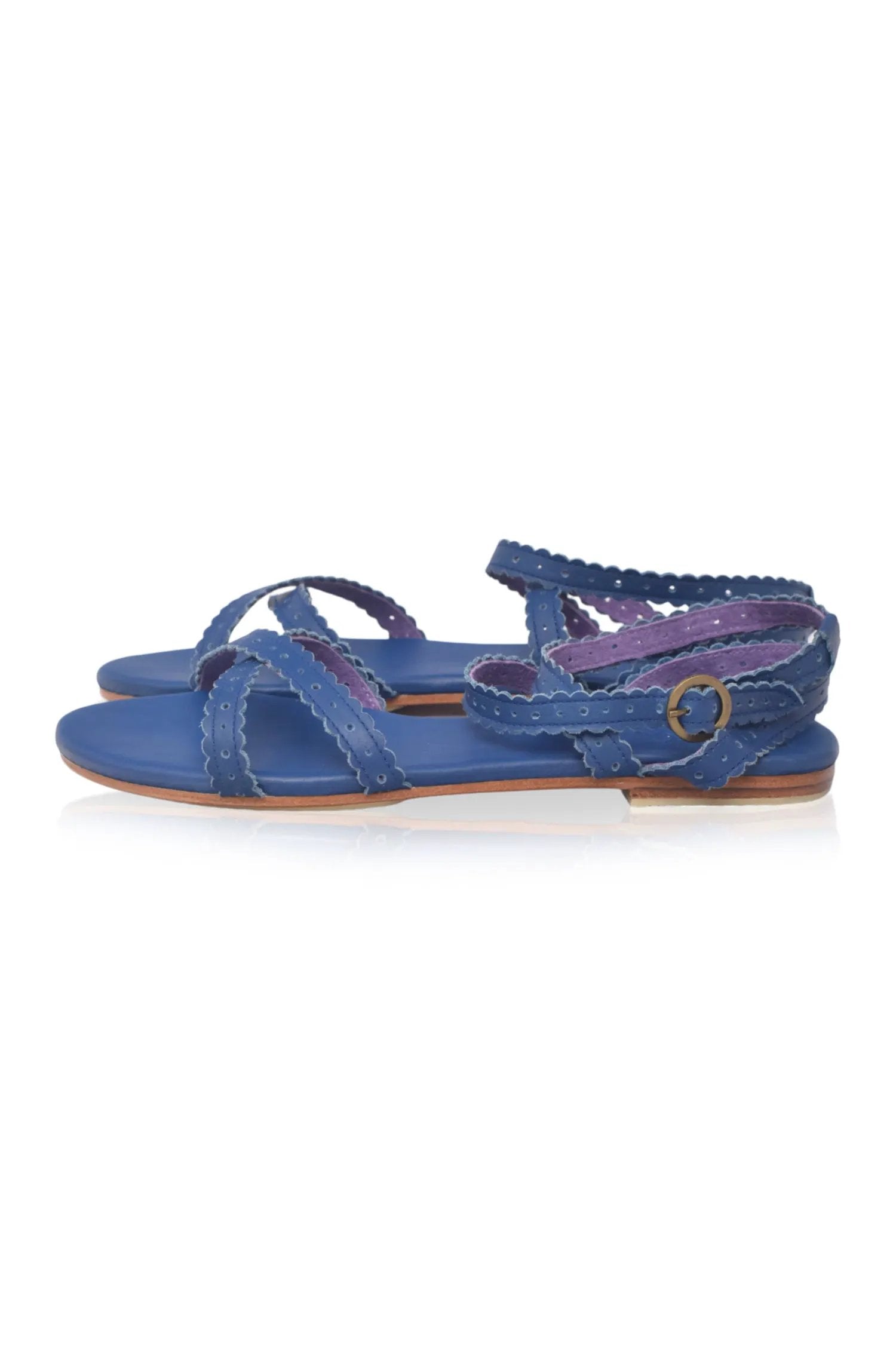 Playa Strappy Leather Sandals by ELF