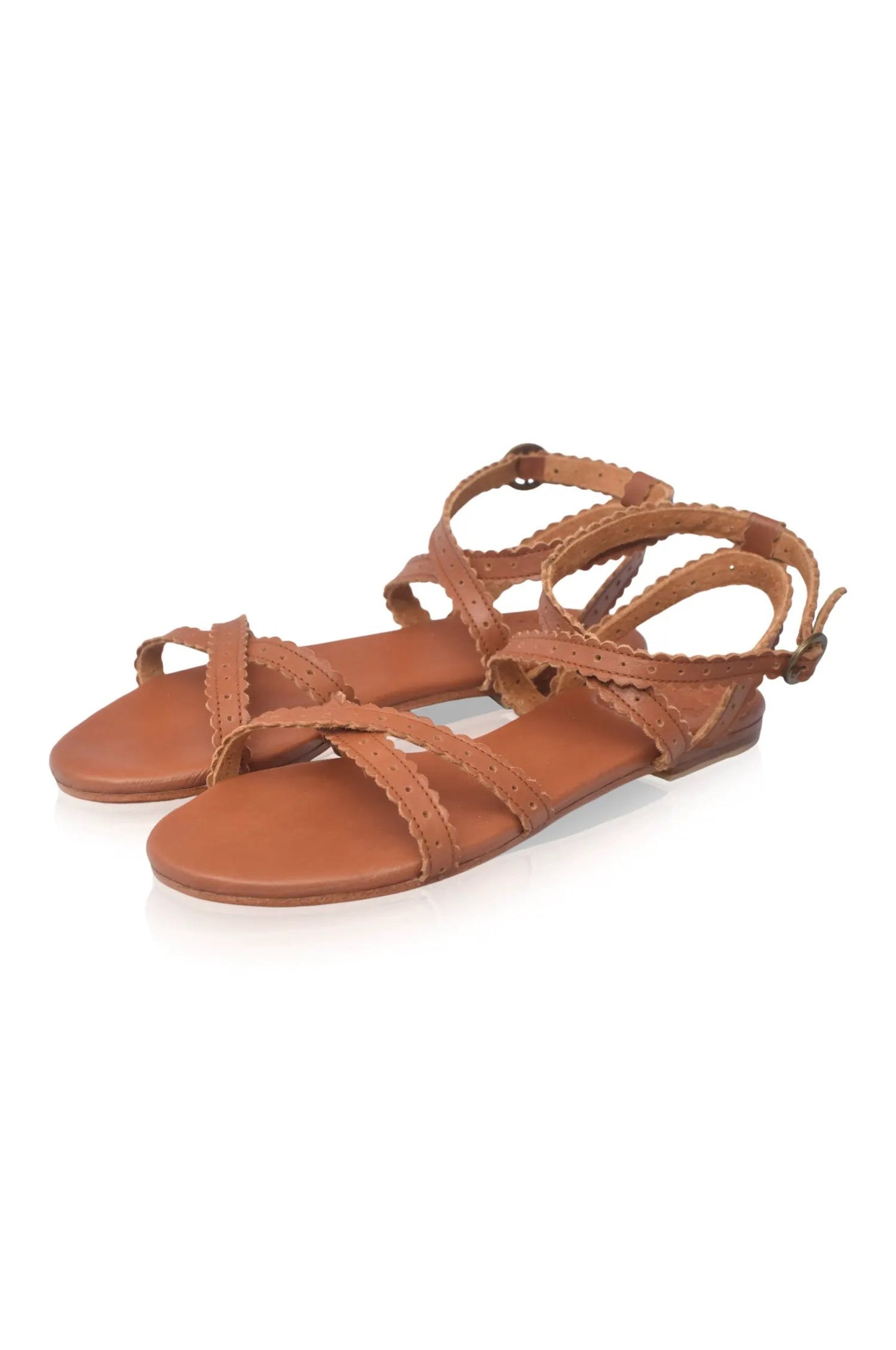 Playa Strappy Leather Sandals by ELF