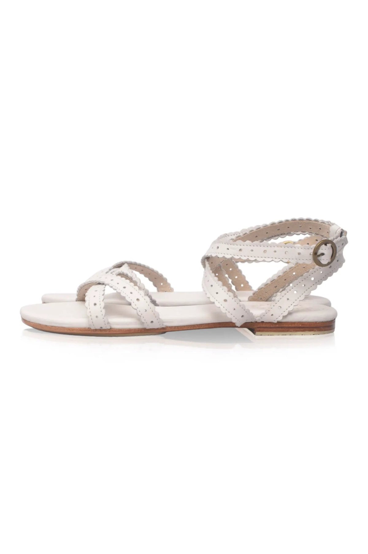 Playa Strappy Leather Sandals by ELF