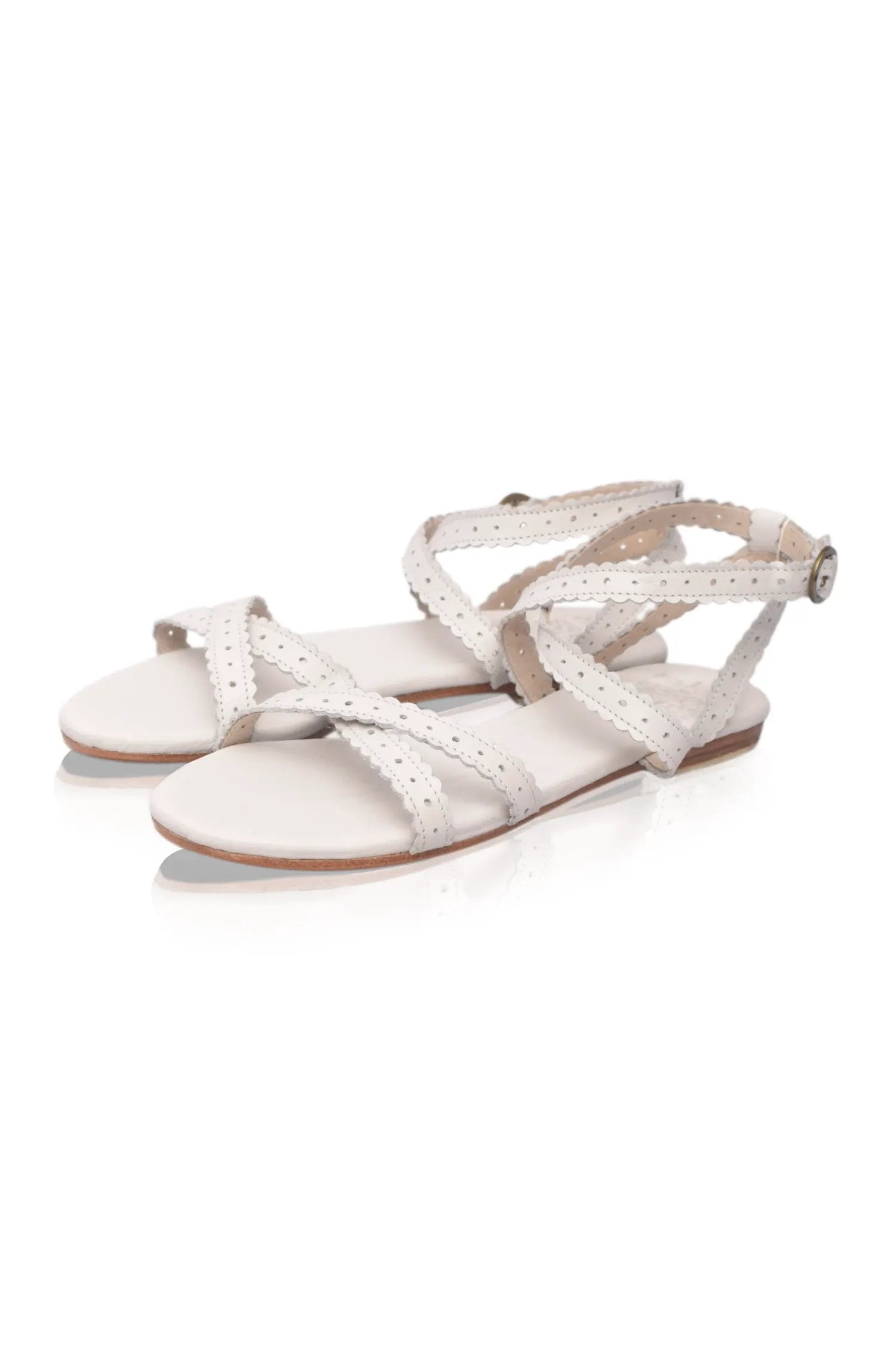 Playa Strappy Leather Sandals by ELF