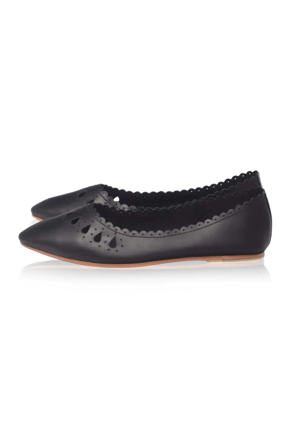 Pura Vida Cut-Out Leather Flats by ELF