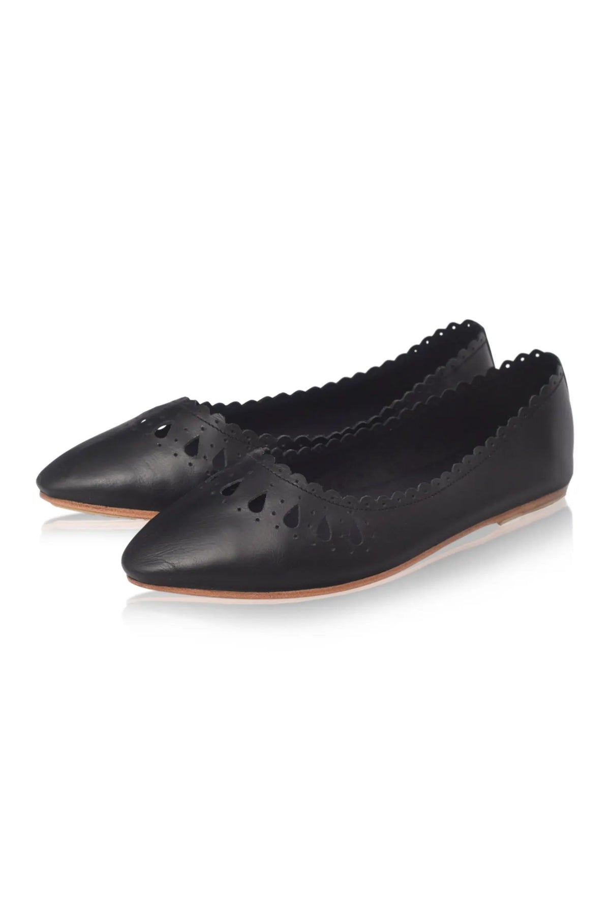 Pura Vida Cut-Out Leather Flats by ELF