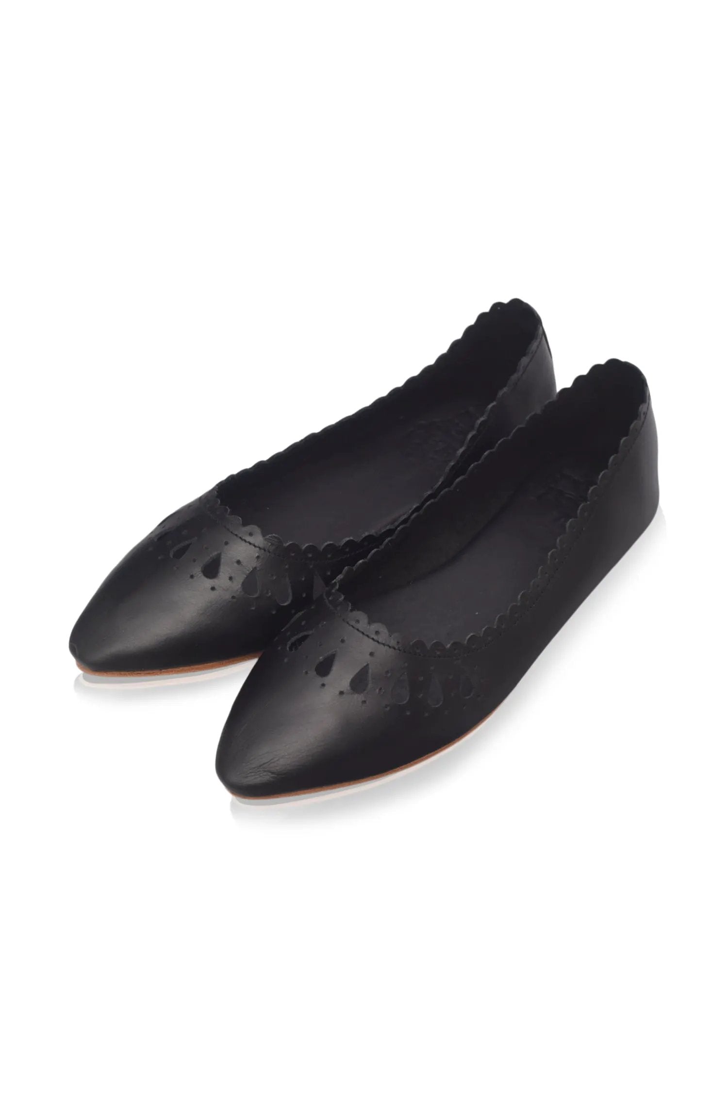 Pura Vida Cut-Out Leather Flats by ELF