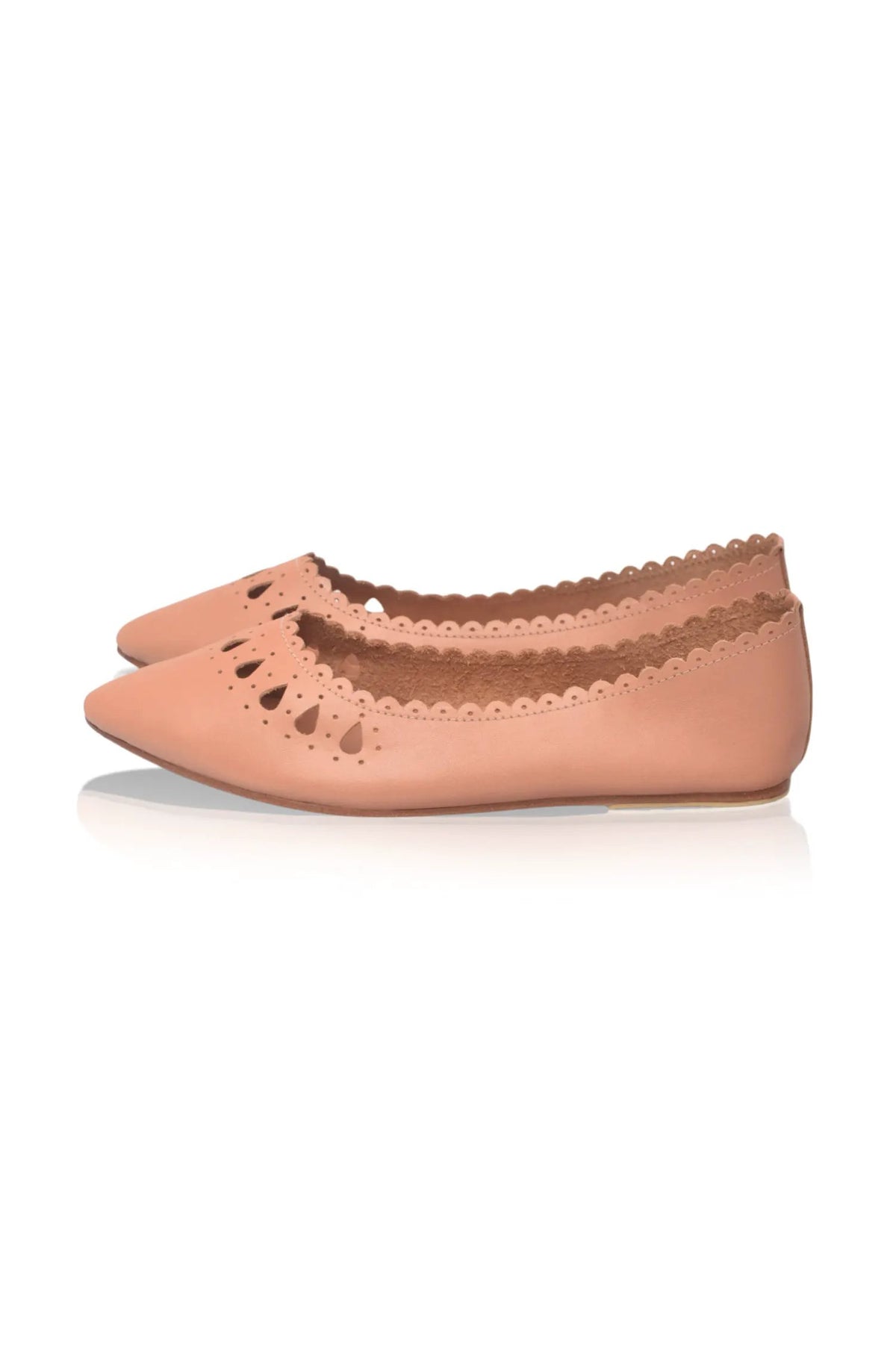 Pura Vida Cut-Out Leather Flats by ELF