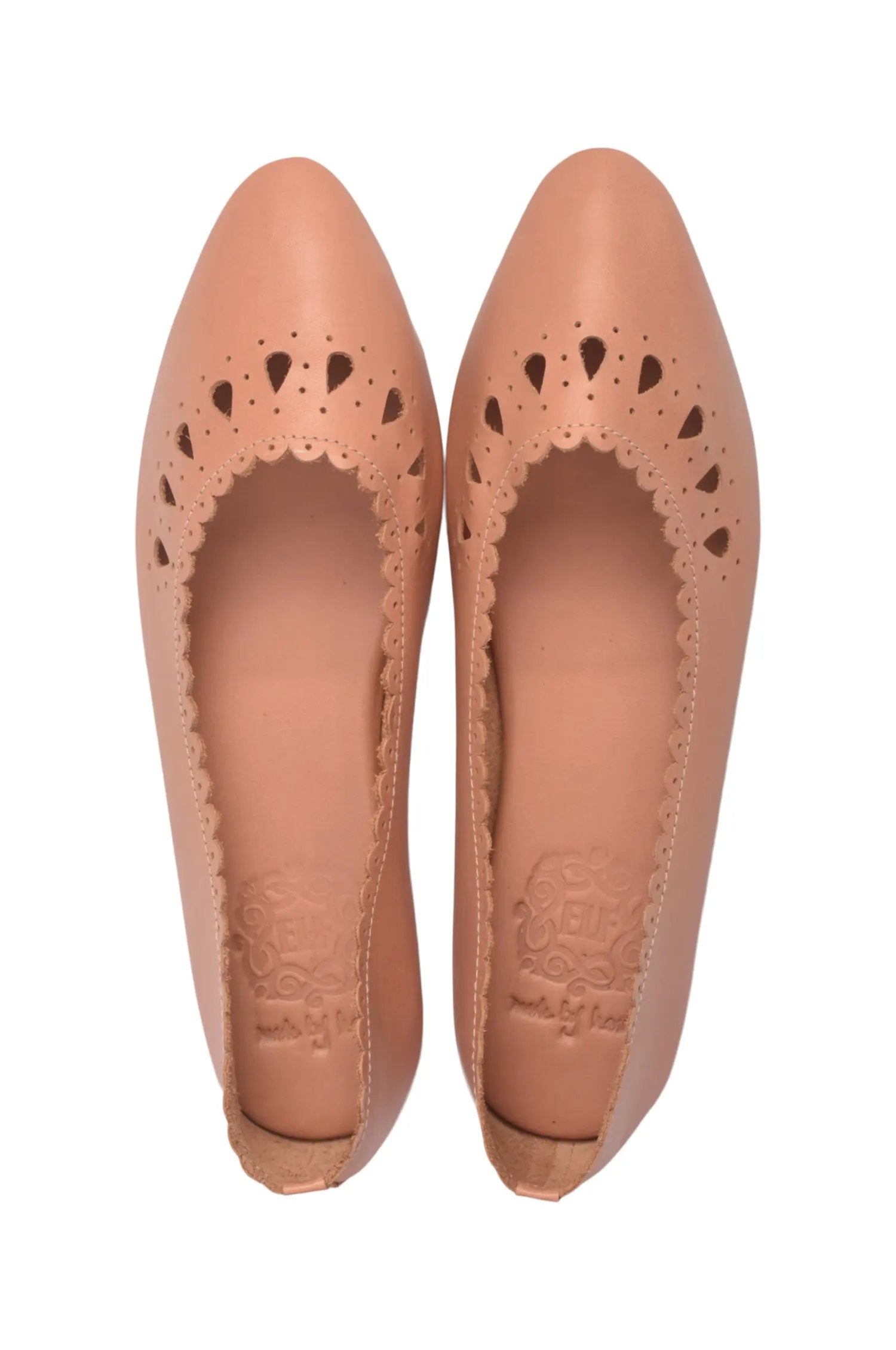 Pura Vida Cut-Out Leather Flats by ELF