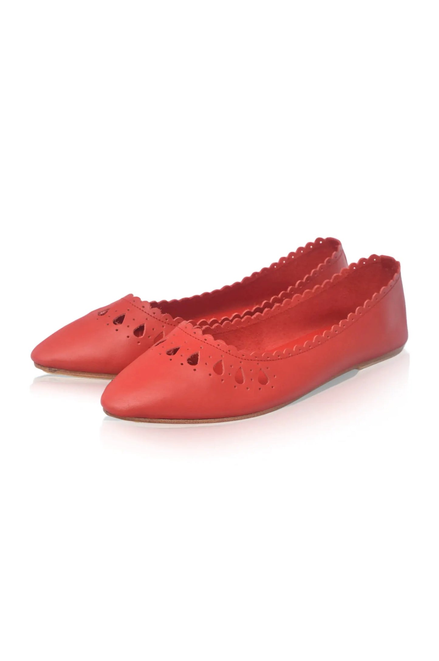 Pura Vida Cut-Out Leather Flats by ELF