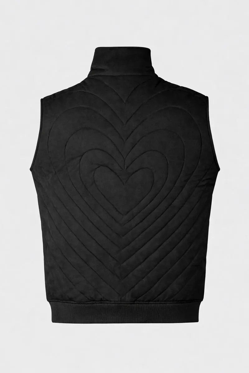 Quilted Heart Vest by Hideout