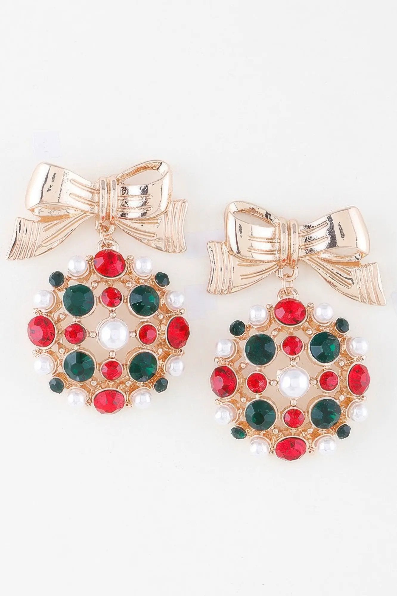 ROCKEFELLER CENTER Bejeweled Ribbon Earrings: BYMANYC ® New York by BYMANYC ® New York