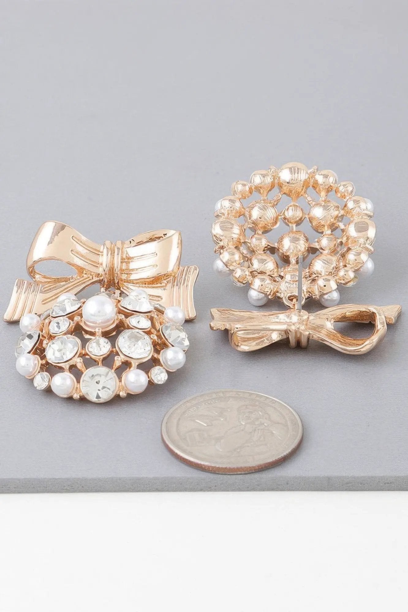 ROCKEFELLER CENTER Bejeweled Ribbon Earrings: BYMANYC ® New York by BYMANYC ® New York