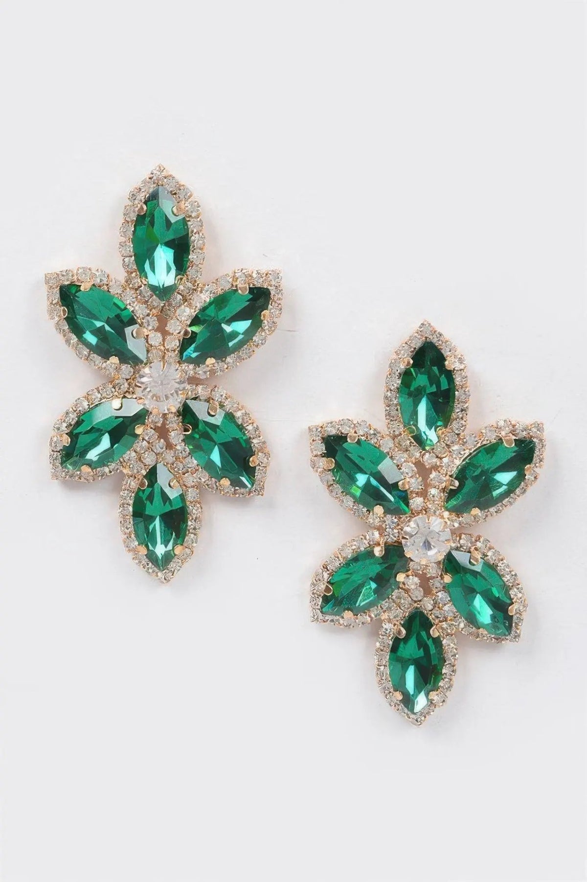 Radiant Layered Rhinestone Earrings | BYMANYC ® New York Style by BYMANYC ® New York
