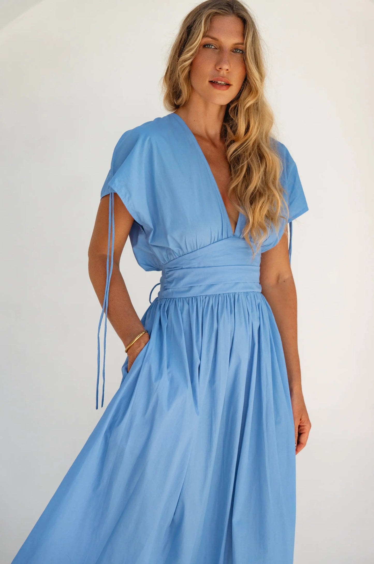 Rafina Goddess Cotton Maxi Dress by ELF