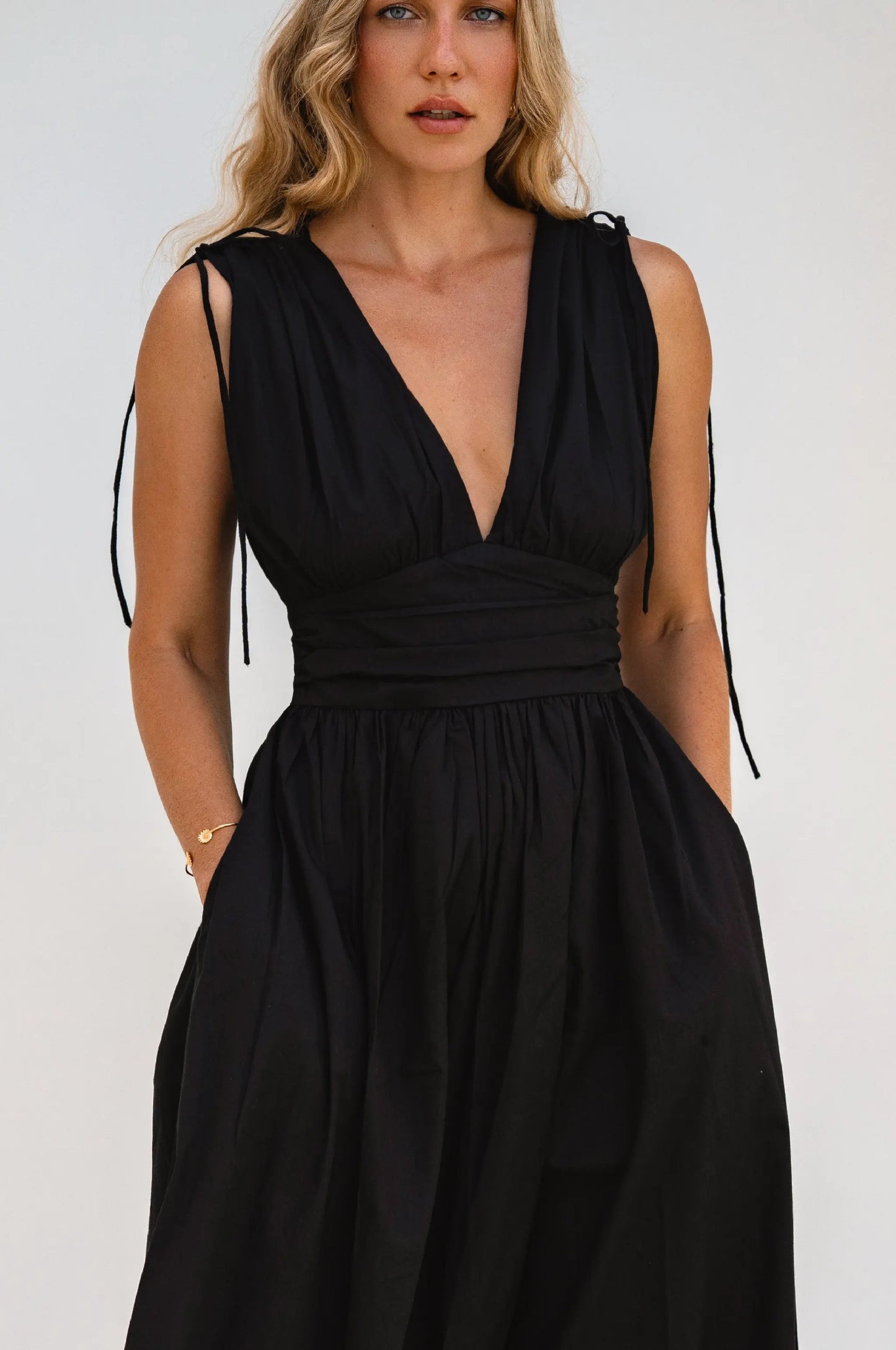 Rafina Goddess Cotton Maxi Dress by ELF