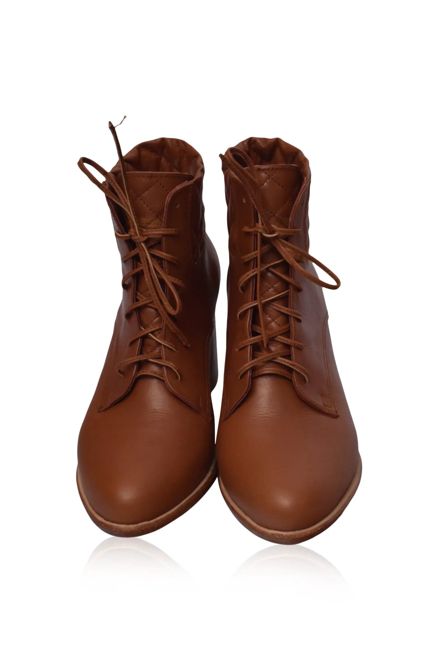 Rising Mara Leather Heel Booties by ELF