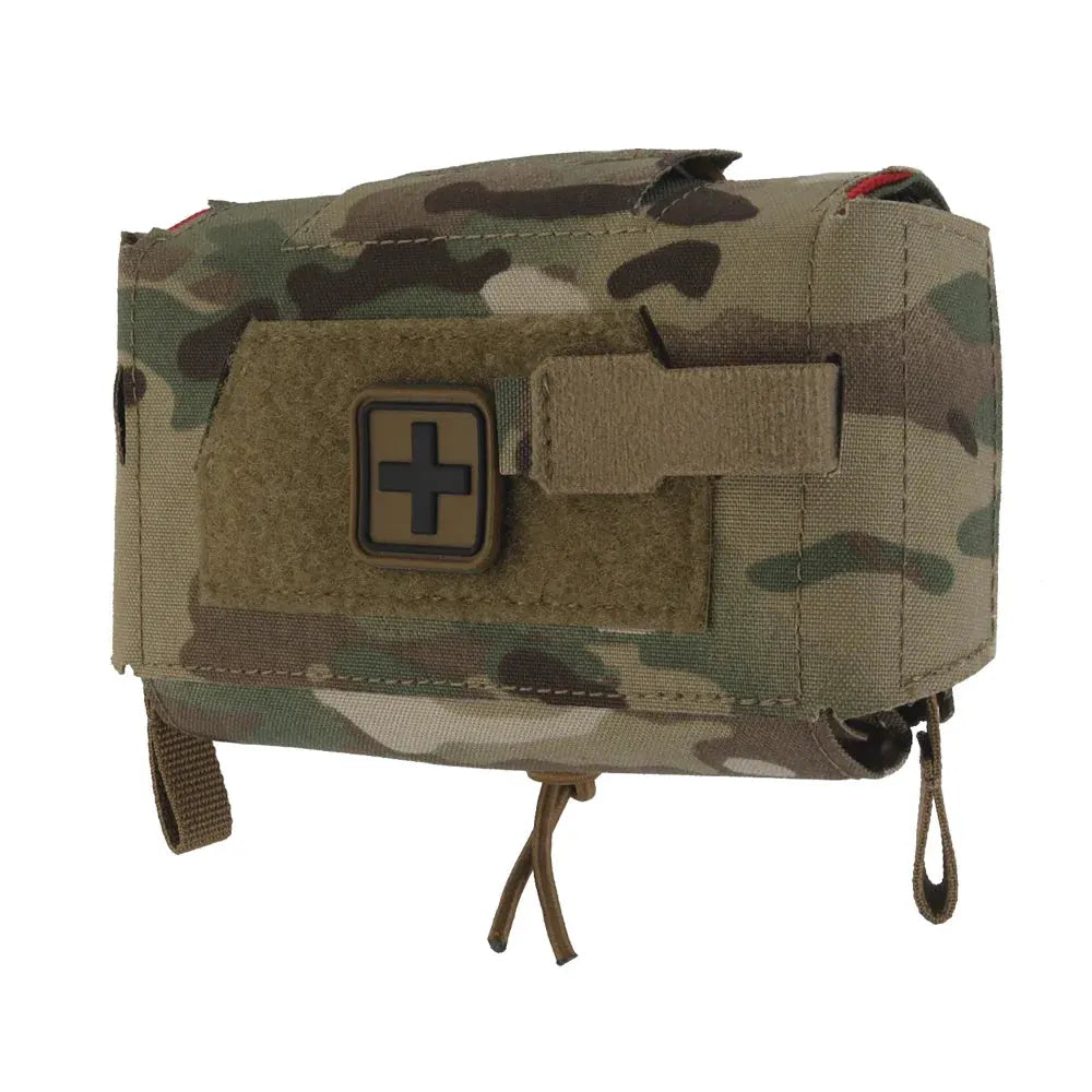 Compact MOLLE Outdoor Utility Pouch with Organizer Panel by Vimost Shop