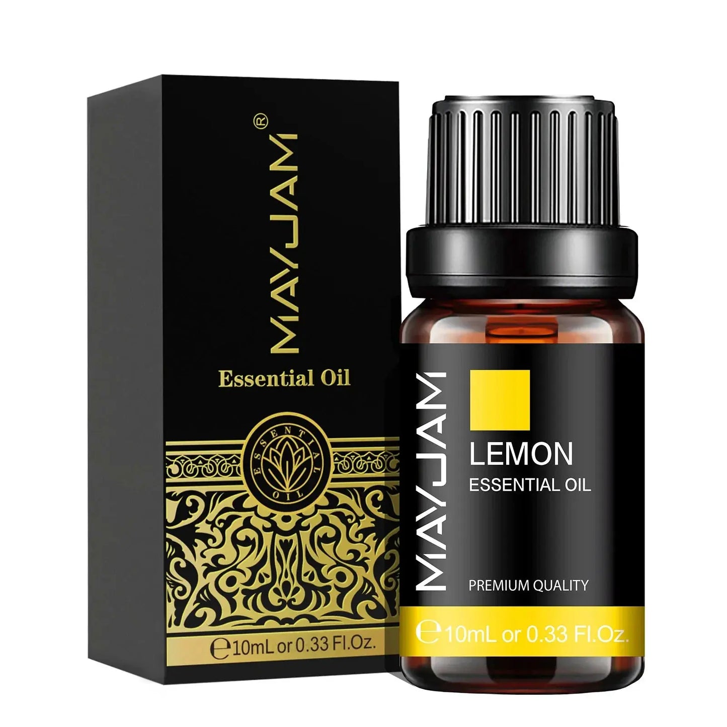 MAYJAM 10ML Lavender Lemongrass Jasmine Vanilla Eucalyptus Rose Lemon Essential Oil For Humidifier Diffuser Candle Making by Maiden-Art