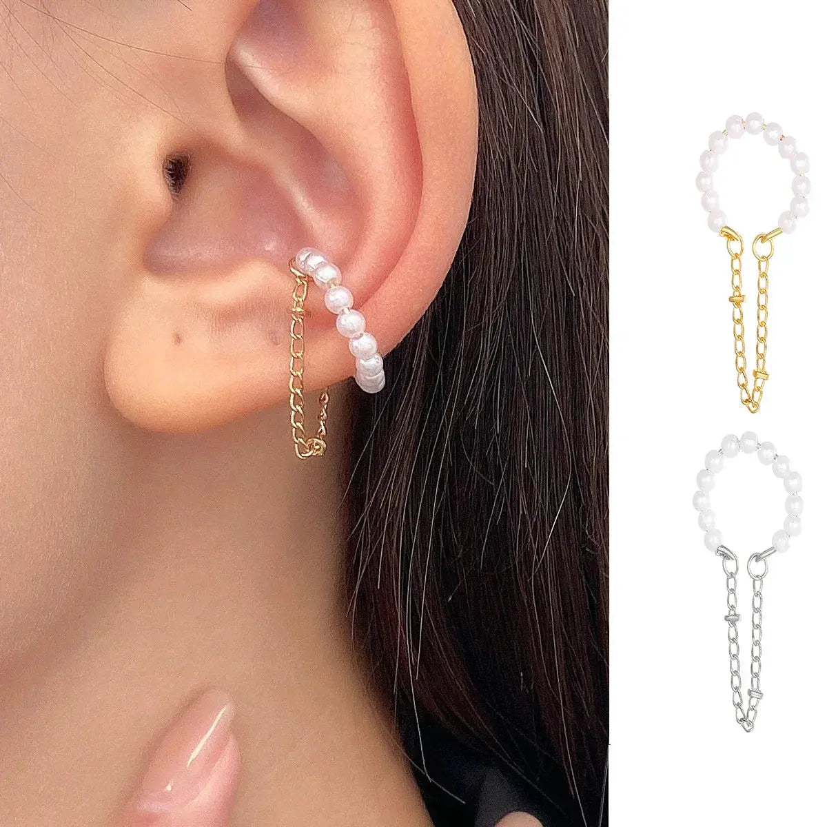 1 Pc 2025 Fashion Minilist No Piercing Ear Cuff Earrings for Woman Fake Piercing Earcuff Clips Earrings for Women Cuffs Jewelry by Maiden-Art