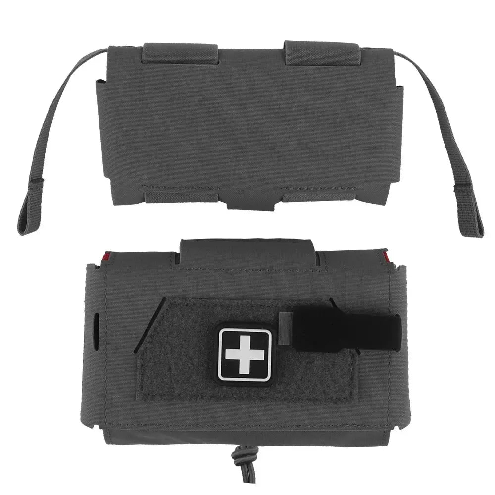 Compact MOLLE Outdoor Utility Pouch with Organizer Panel by Vimost Shop