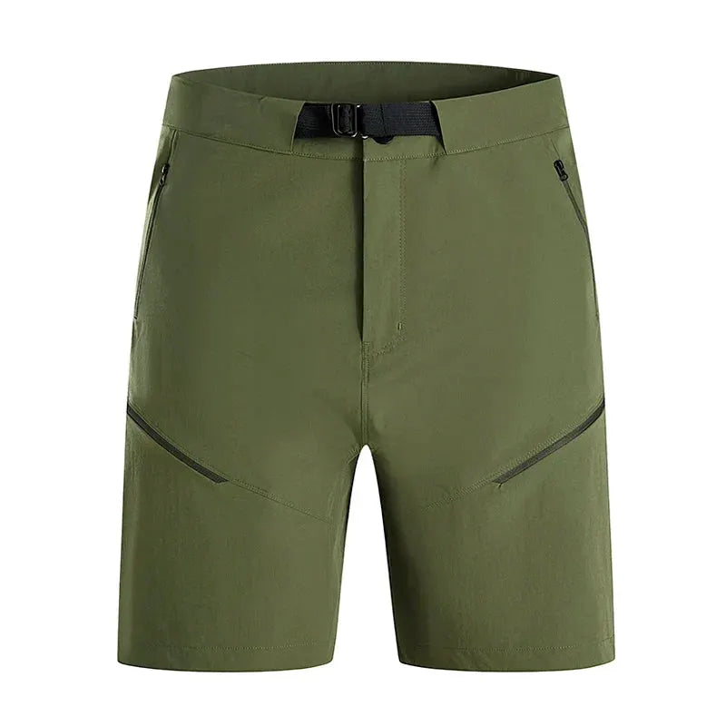 Lightweight Stretch Hiking Shorts with Zippered Pockets by Vimost Shop