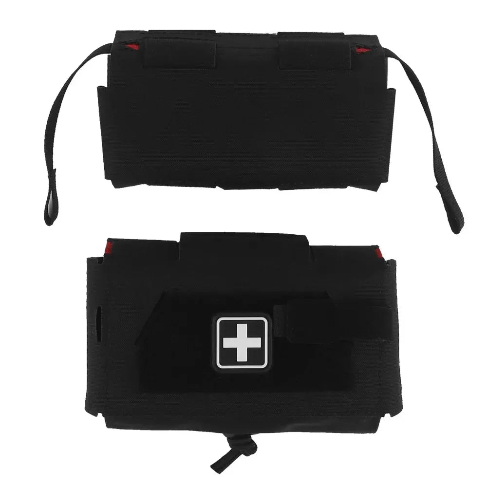 Compact MOLLE Outdoor Utility Pouch with Organizer Panel by Vimost Shop