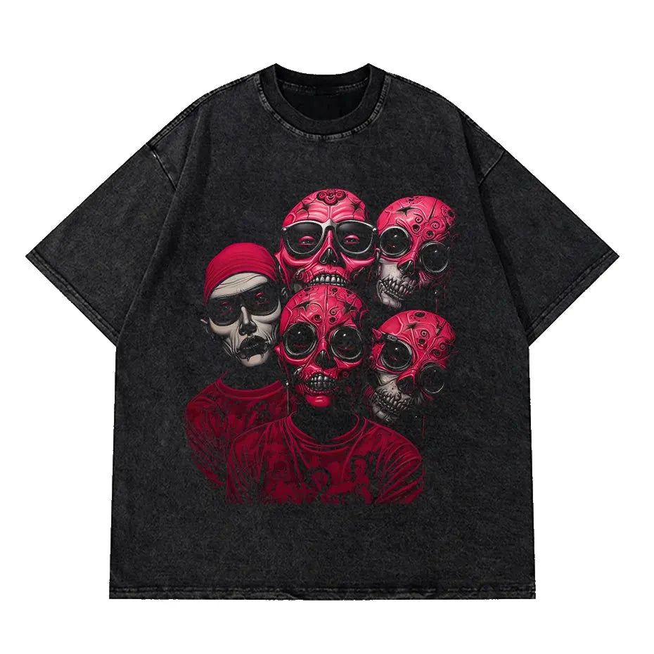 Hip Hop Streetwear Men T Shirt Print T Shirt Washed Short Sleeve Harajuku Tee T Shirt Graphic by Vimost Shop