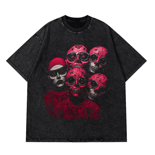 Hip Hop Streetwear Men T Shirt Print T Shirt Washed Short Sleeve Harajuku Tee T Shirt Graphic by Vimost Shop