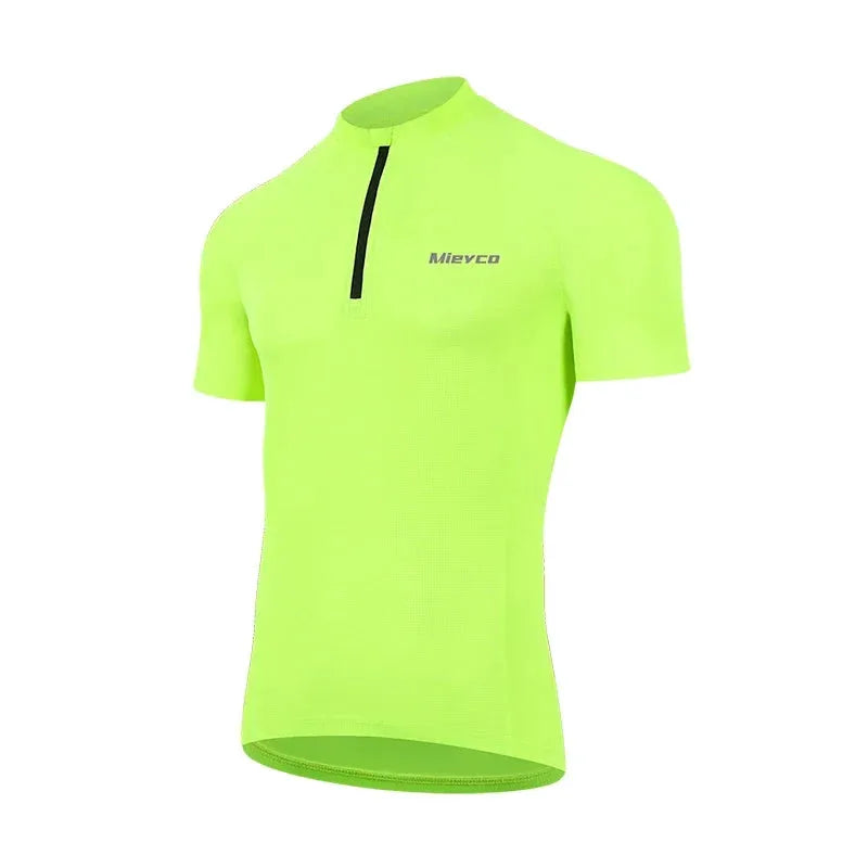 Men Seamless Cycling Jersey Short Sleeve Compression Breathable Sun Protection MTB Road Bike Jersey by Vimost Shop