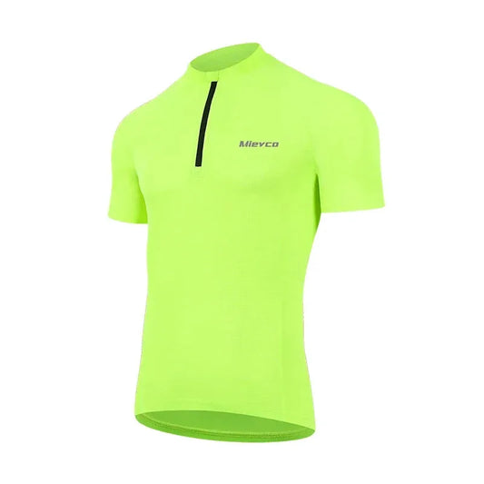 Men Seamless Cycling Jersey Short Sleeve Compression Breathable Sun Protection MTB Road Bike Jersey by Vimost Shop