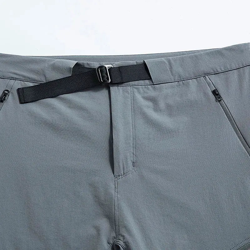 Lightweight Stretch Hiking Shorts with Zippered Pockets by Vimost Shop