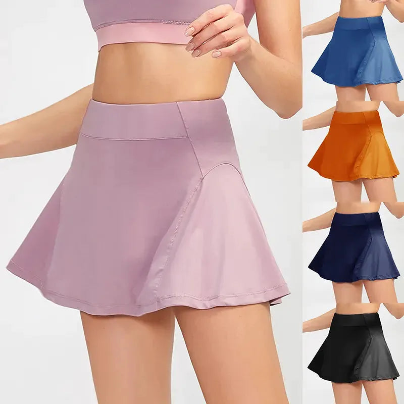 Tennis Short skirt Casual Sport Running Shorts Skirts Summer Breathable Yoga Fitness Short skirt Women Sports Golf Pleated Skirt by Vimost Shop