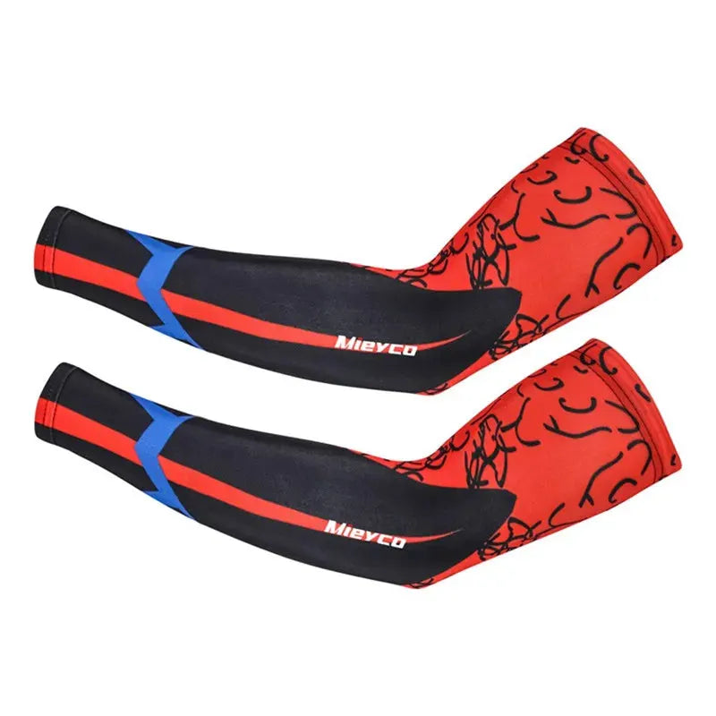 Icy Silk Sun Protection Arm Sleeves Cooling Breathable Outdoor Cycling Fishing Sports Sleeves by Vimost Shop