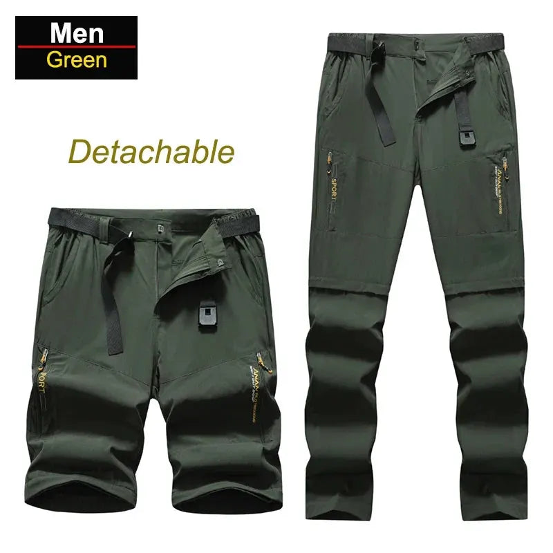 Men's Convertible Quick Dry Hiking Pants with Detachable Legs by Vimost Shop
