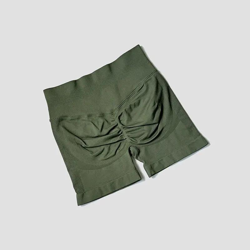 Women’s Seamless Scrunch Workout Shorts – Impact Gym & Running Style by Vimost Shop
