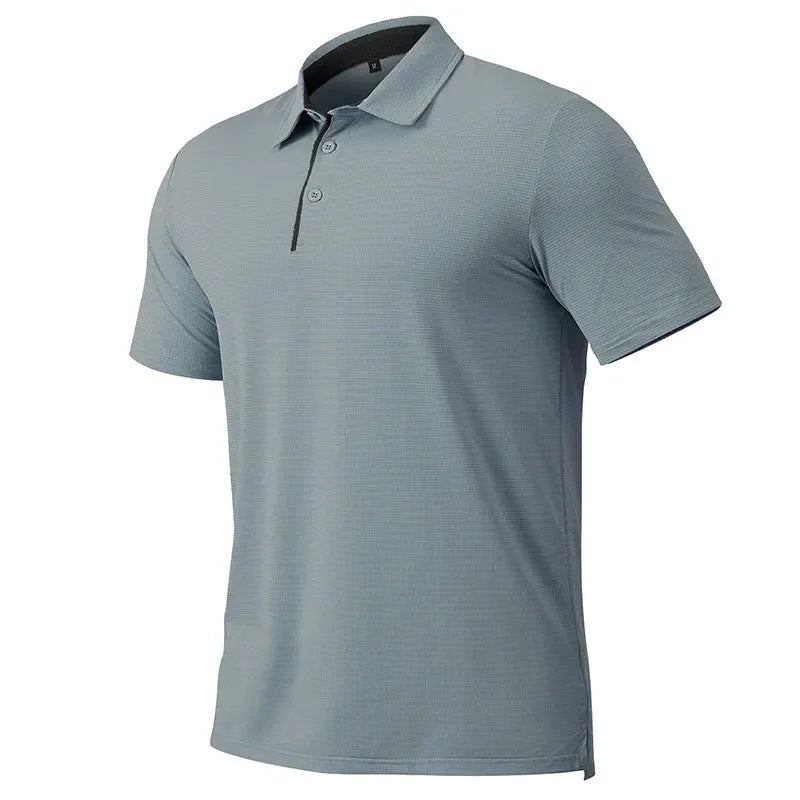 Men's Athletic Short Sleeve Polo Shirt Lightweight Quick Dry Sport Workout Shirt Summer Casual Thin Outdoor Shirts US/ EU Size by Vimost Shop