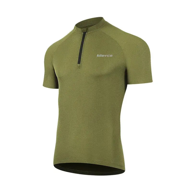 Men Seamless Cycling Jersey Short Sleeve Compression Breathable Sun Protection MTB Road Bike Jersey by Vimost Shop