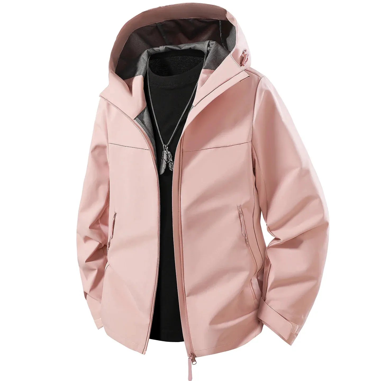 Unisex Waterproof Oil-Resistant Hiking Jacket for Outdoor Use by Vimost Shop