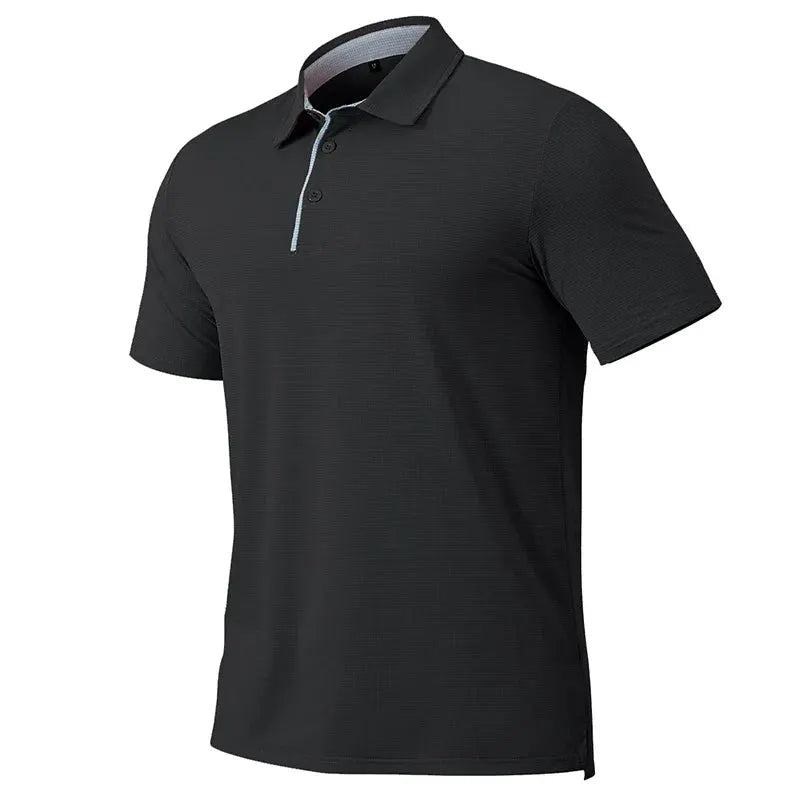 Men's Athletic Short Sleeve Polo Shirt Lightweight Quick Dry Sport Workout Shirt Summer Casual Thin Outdoor Shirts US/ EU Size by Vimost Shop