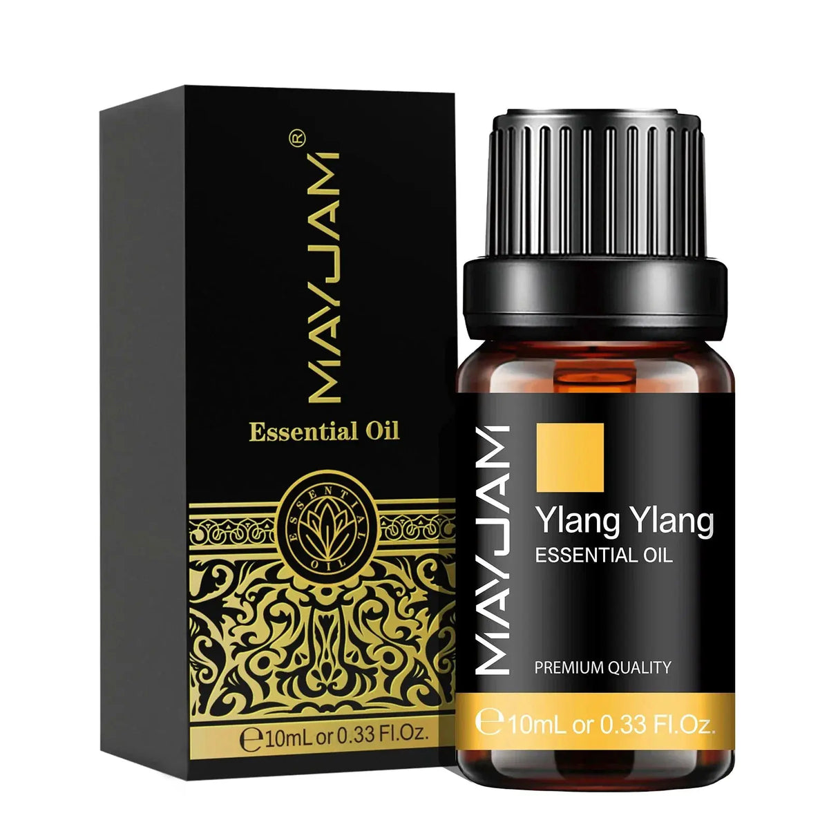 MAYJAM 10ML Lavender Lemongrass Jasmine Vanilla Eucalyptus Rose Lemon Essential Oil For Humidifier Diffuser Candle Making by Maiden-Art