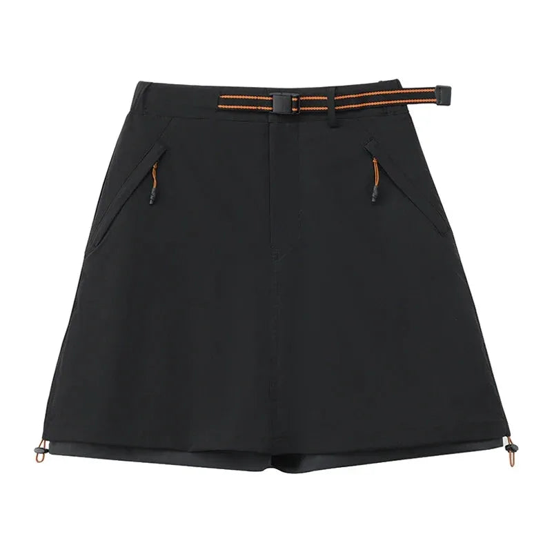 Women's Lightweight Stretch Skort with Cargo Styling by Vimost Shop