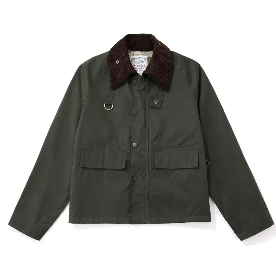 Outdoor hunting tactical plus size men's windbreaker baseball check work cropped corduroy waterproof fishing plaid jacket by Vimost Shop