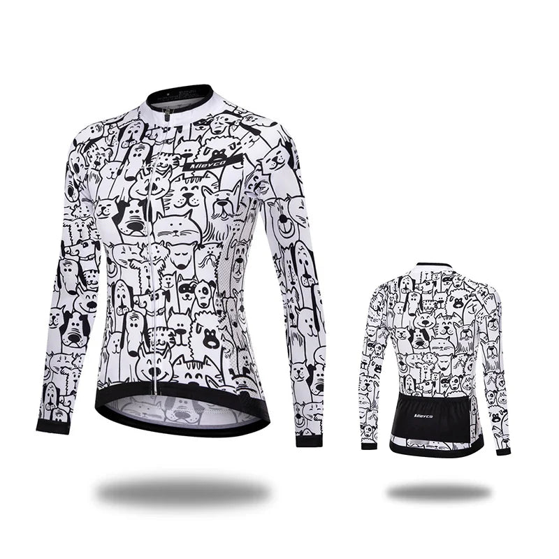 Women Cycling Jersey Summer Lightweight Long Sleeve Mountain Bike Sports Top for Outdoor Riding by Vimost Shop